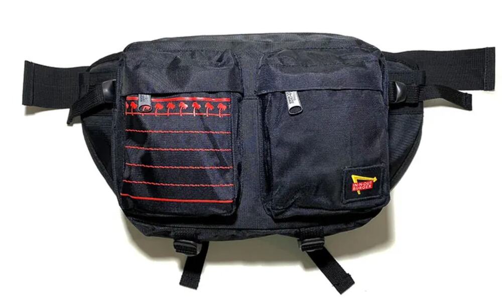 In-N-Out Burger Large Fanny Pack Black & Red